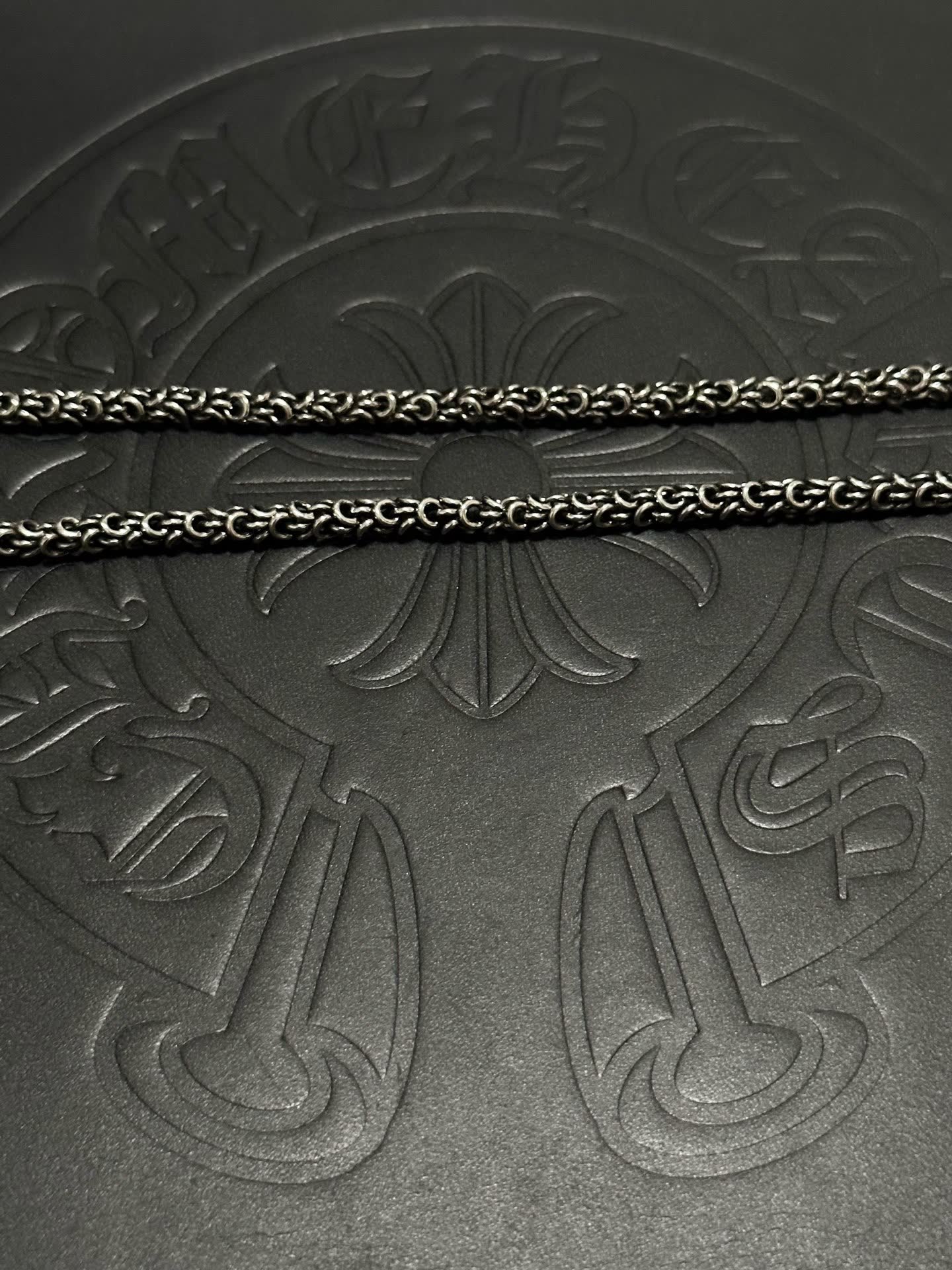 Chrome Hearts Silver Chain with Enamel Pendant